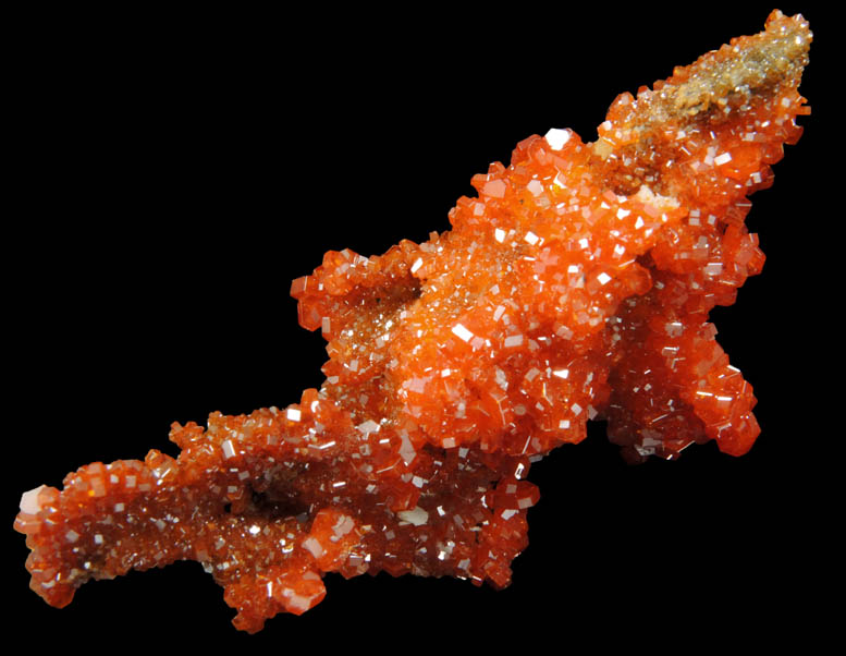 Vanadinite from Mibladen, Haute Moulouya Basin, Zeida-Aouli-Mibladen belt, Midelt Province, Morocco