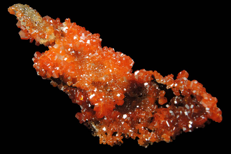 Vanadinite from Mibladen, Haute Moulouya Basin, Zeida-Aouli-Mibladen belt, Midelt Province, Morocco