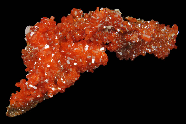 Vanadinite from Mibladen, Haute Moulouya Basin, Zeida-Aouli-Mibladen belt, Midelt Province, Morocco