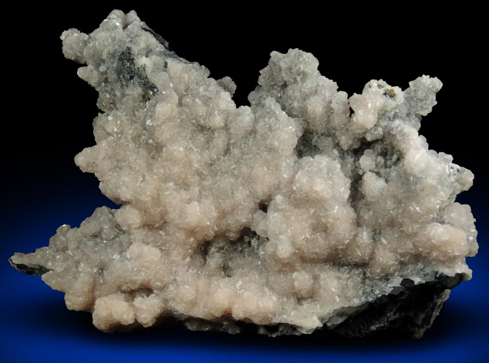 Smithsonite over Tennantite from Tsumeb Mine, Otavi-Bergland District, Oshikoto, Namibia