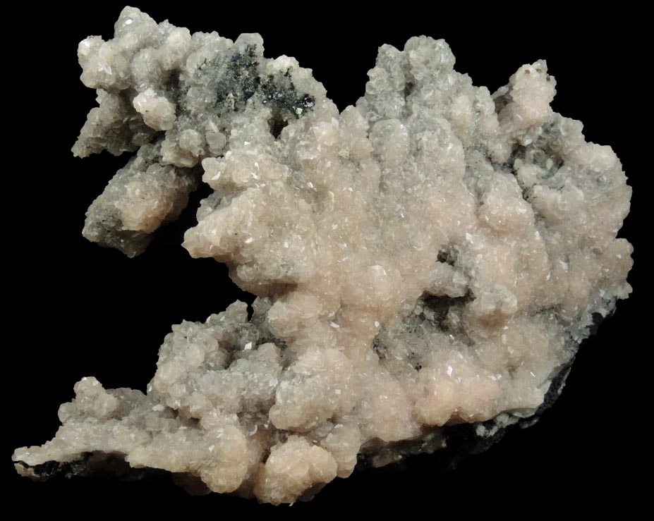 Smithsonite over Tennantite from Tsumeb Mine, Otavi-Bergland District, Oshikoto, Namibia