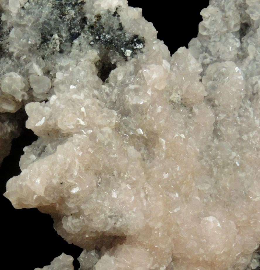 Smithsonite over Tennantite from Tsumeb Mine, Otavi-Bergland District, Oshikoto, Namibia