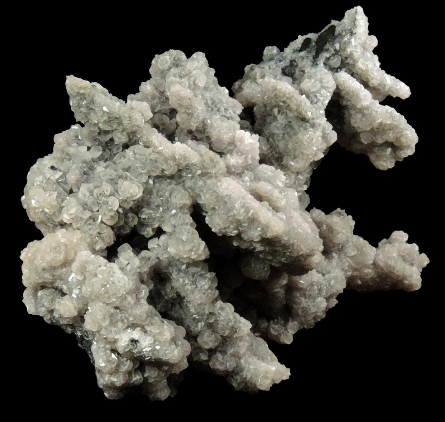 Smithsonite over Tennantite from Tsumeb Mine, Otavi-Bergland District, Oshikoto, Namibia