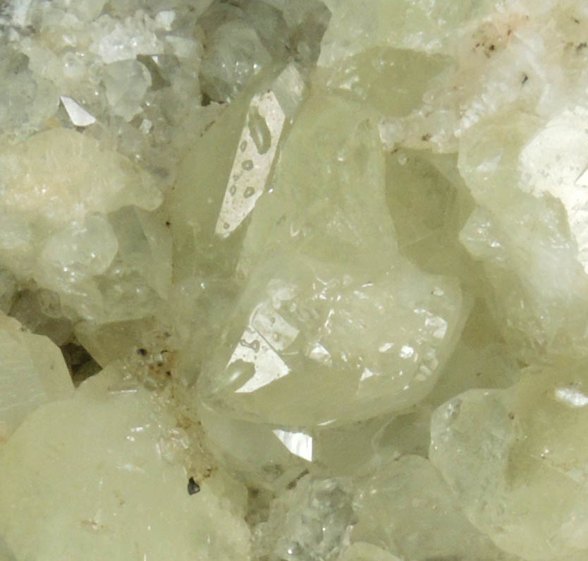 Datolite with Stilbite and Quartz from Prospect Park Quarry, Prospect Park, Passaic County, New Jersey