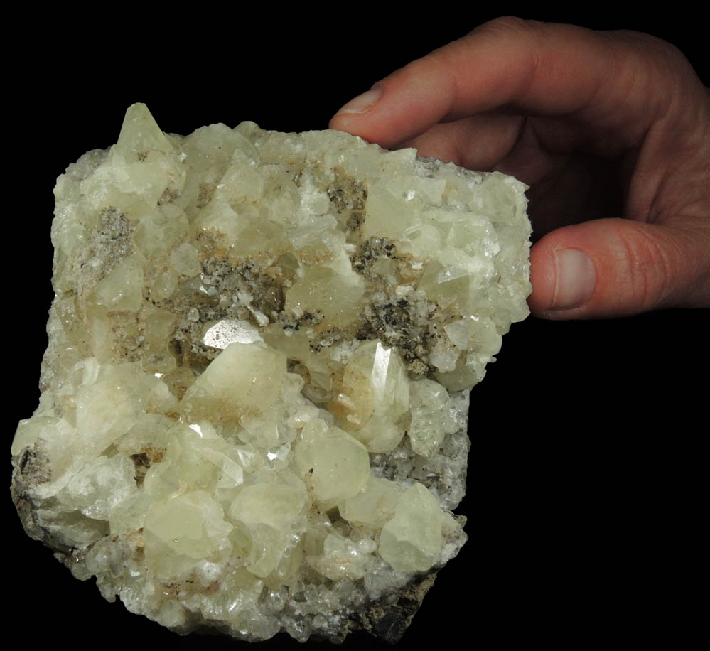 Datolite with Stilbite and Quartz from Prospect Park Quarry, Prospect Park, Passaic County, New Jersey