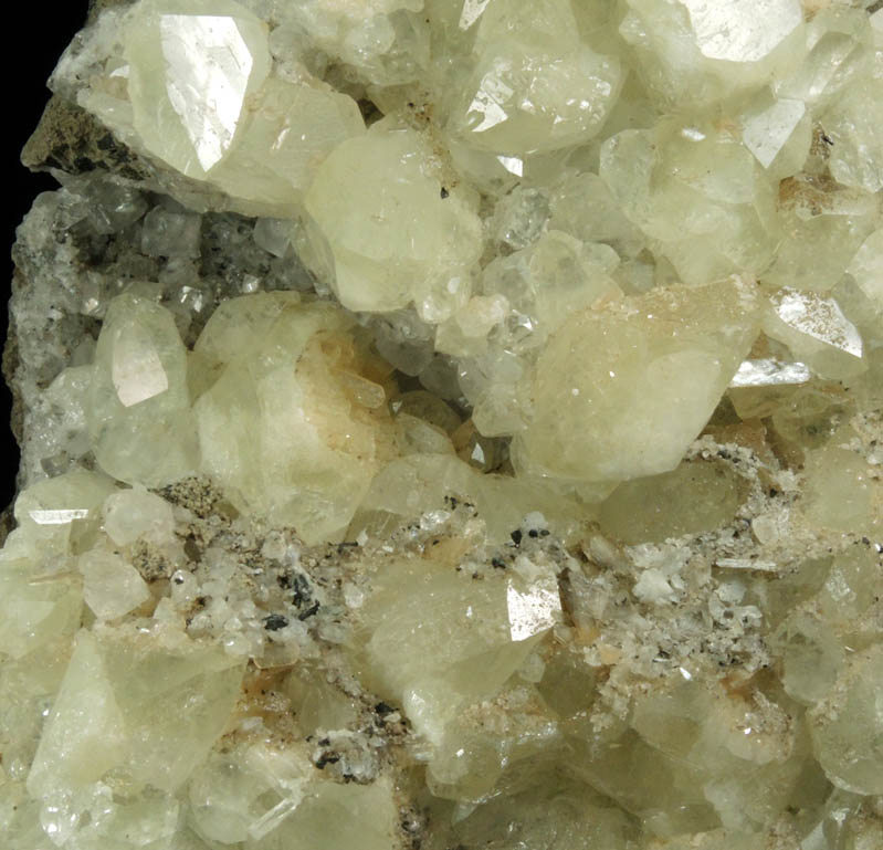 Datolite with Stilbite and Quartz from Prospect Park Quarry, Prospect Park, Passaic County, New Jersey