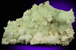 Chabazite on Prehnite epimorphs from Upper New Street Quarry, Paterson, Passaic County, New Jersey