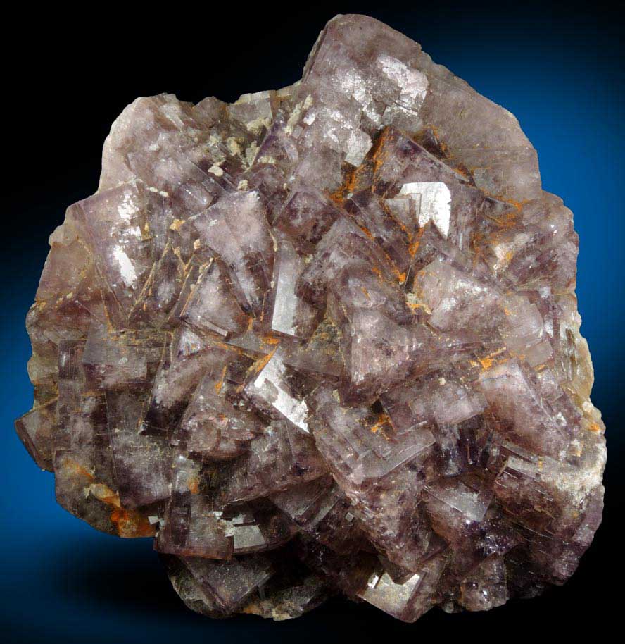 Fluorite with minor Siderite and Calcite from Weardale District, County Durham, England