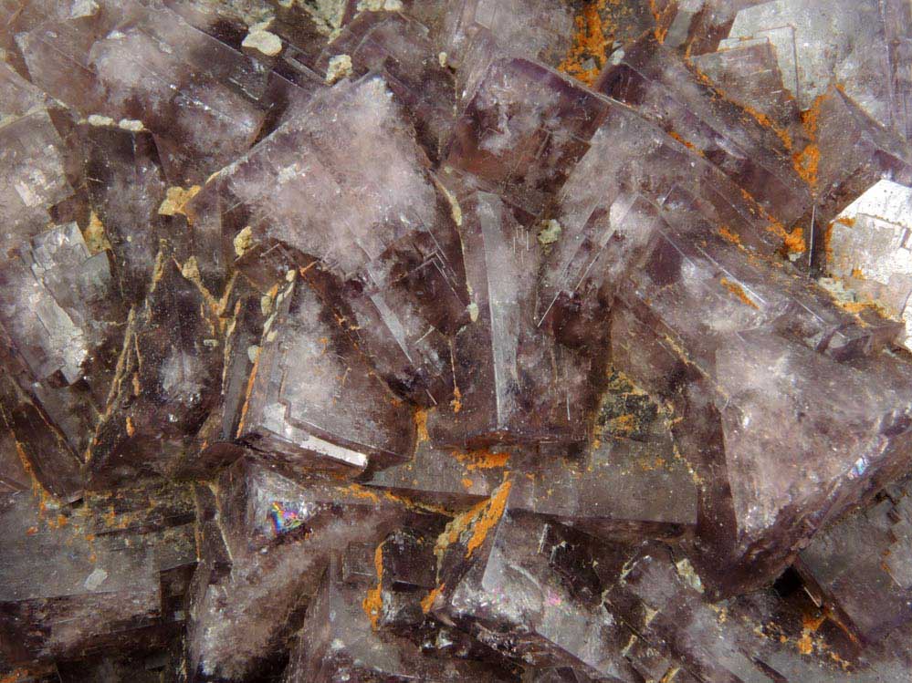 Fluorite with minor Siderite and Calcite from Weardale District, County Durham, England