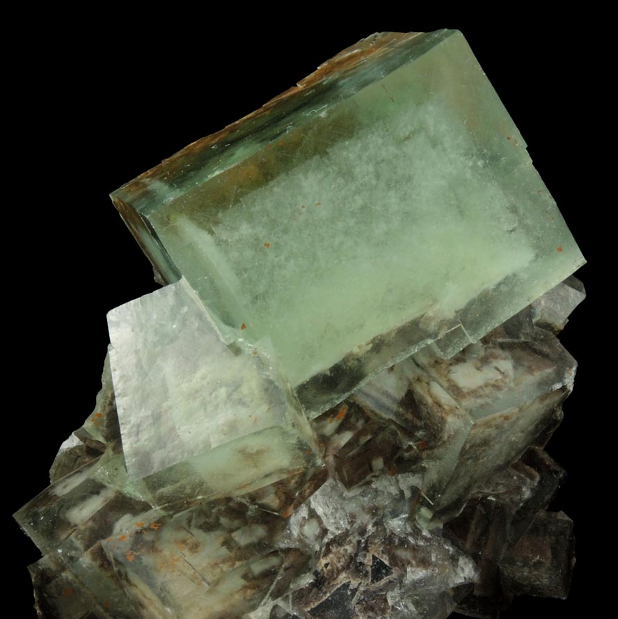 Fluorite (zoned phantom-growth) from Yaogangxian Mine, Nanling Mountains, Hunan, China