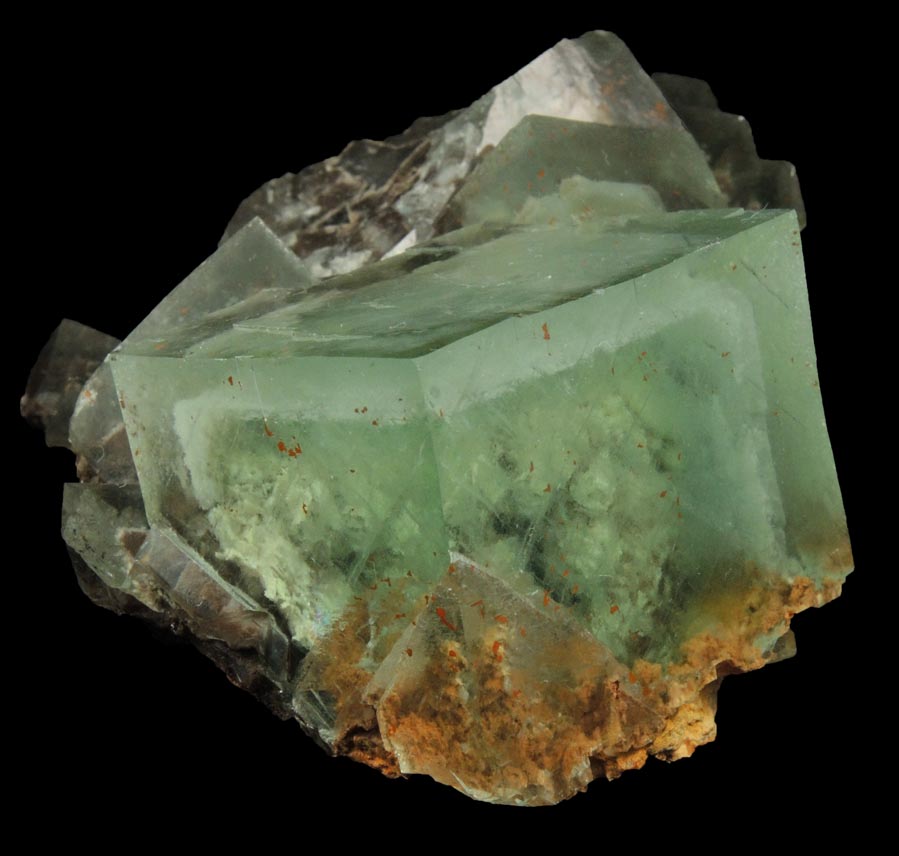 Fluorite (zoned phantom-growth) from Yaogangxian Mine, Nanling Mountains, Hunan, China