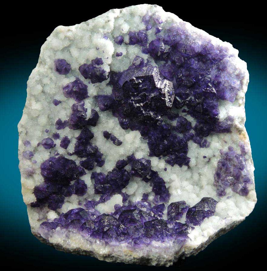 Fluorite over Quartz from Tounfit, Boumia, Khnifra, Mekns-Tafilalet, Morocco