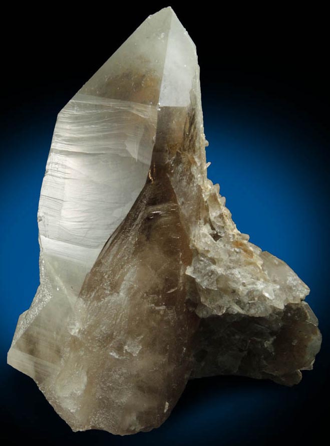 Quartz var. Smoky Quartz from North Moat Mountain, Bartlett, Carroll County, New Hampshire