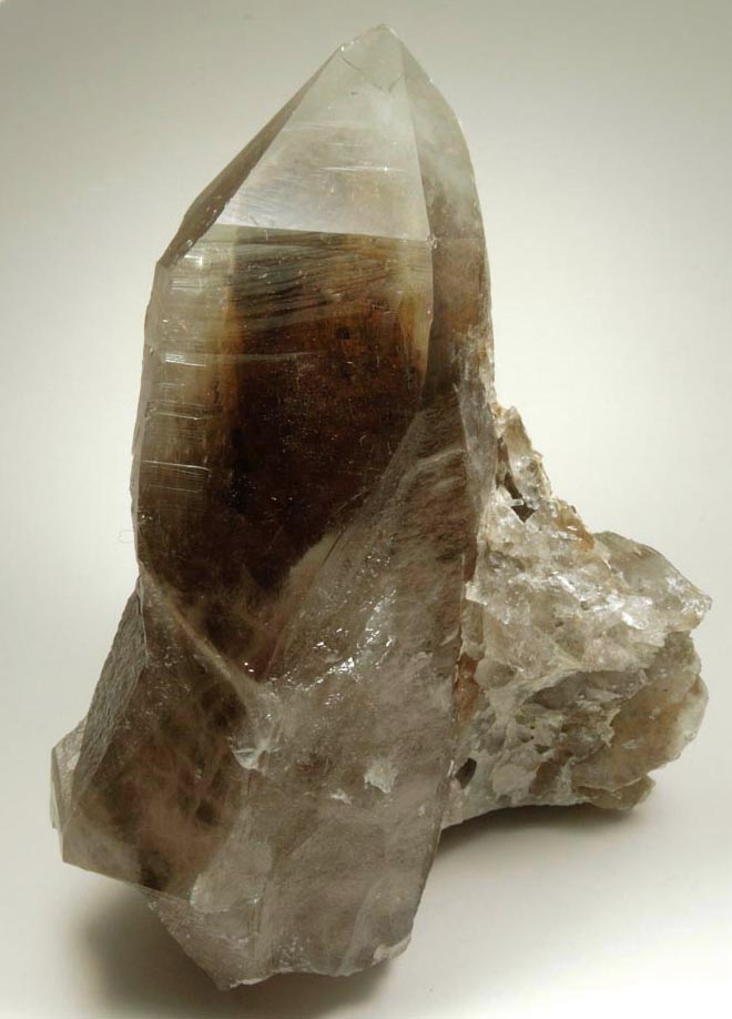 Quartz var. Smoky Quartz from North Moat Mountain, Bartlett, Carroll County, New Hampshire