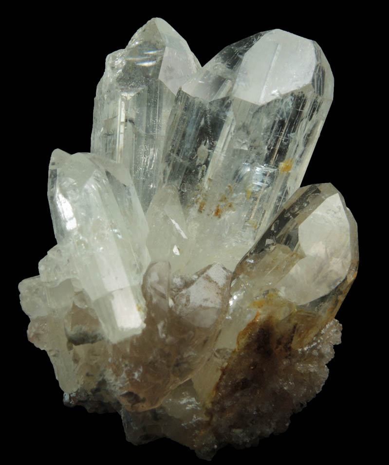 Topaz with Hyalite Opal from Kleine Spitzkoppe, 47 km WNW of Usakos, Erongo region, Namibia