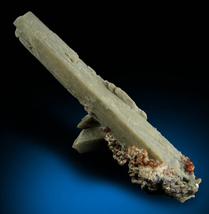 Elpidite with Rhodochrosite from Poudrette Quarry, Mont Saint-Hilaire, Qubec, Canada