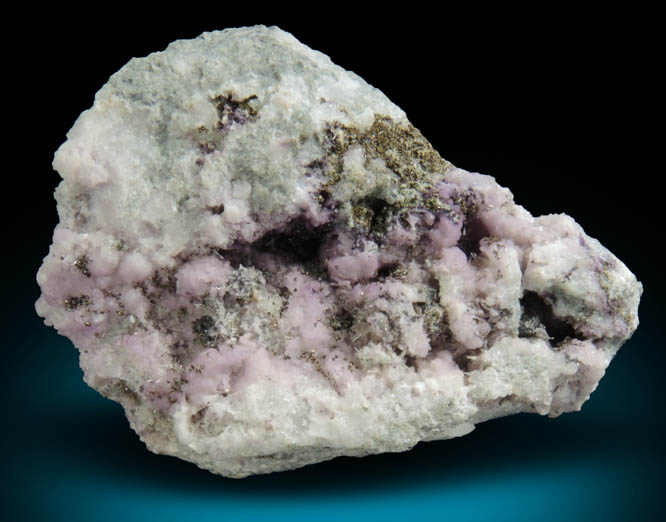 Dawsonite on Fluorite with Marcasite from Francon Quarry, Montral, le de Montral, Qubec, Canada