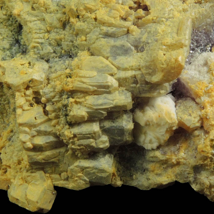 Coquimbite, Alunogen, Metavoltine from Mina Javier, Huac-huas, Lucanas Province, Peru