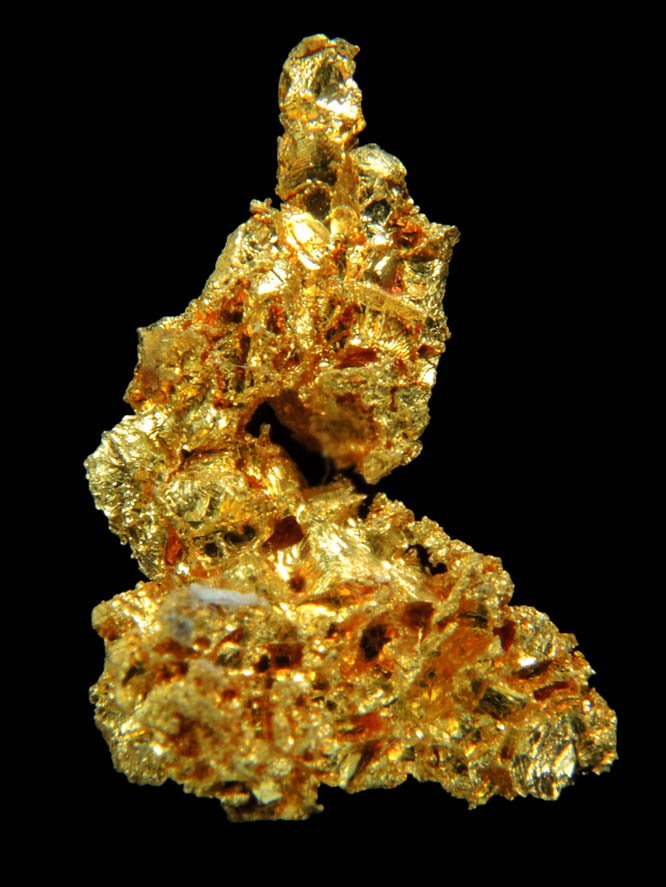 Gold from Mockingbird Mine, Mariposa County, California