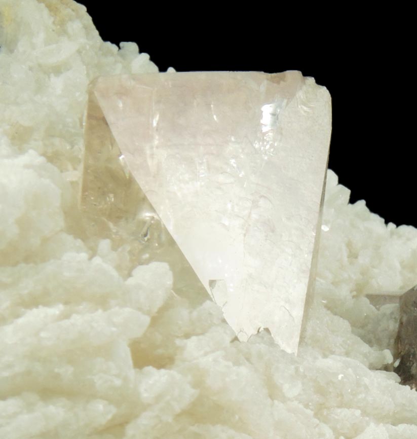 Topaz and Smoky Quartz on Albite from Shigar Valley, Skardu District, Gilgit-Baltistan, Pakistan