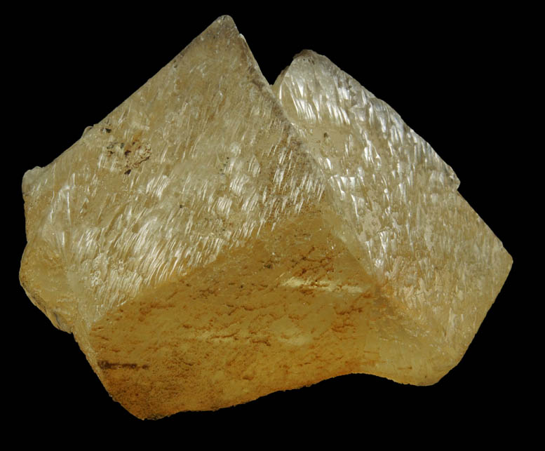 Calcite (twinned crystals) from Chimney Rock Quarry, Bound Brook, Somerset County, New Jersey