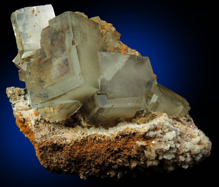 Fluorite (with phantom-growth zoning) from Yaogangxian Mine, Nanling Mountains, Hunan, China