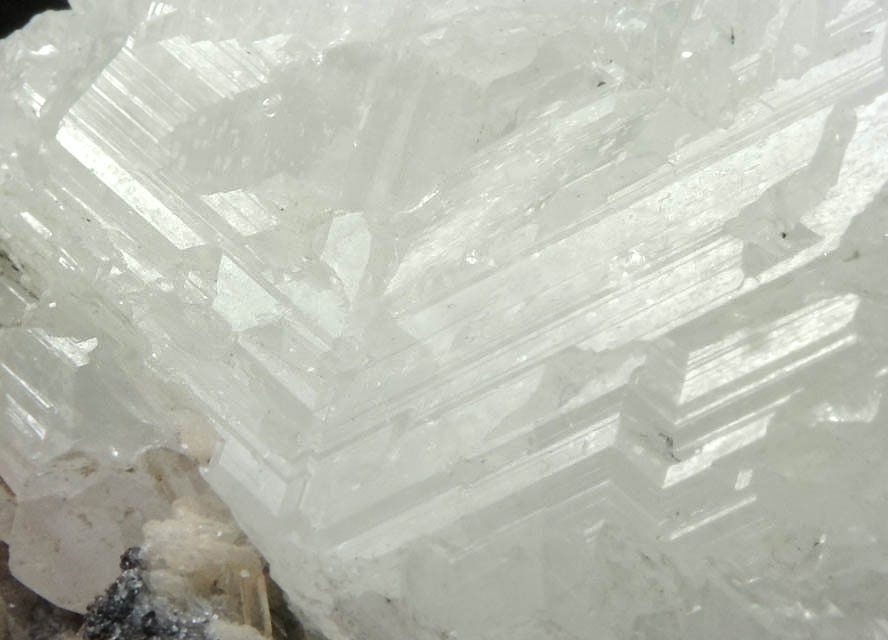 Cerussite (twinned crystals) with minor Galena from Tsumeb Mine, Otavi-Bergland District, Oshikoto, Namibia