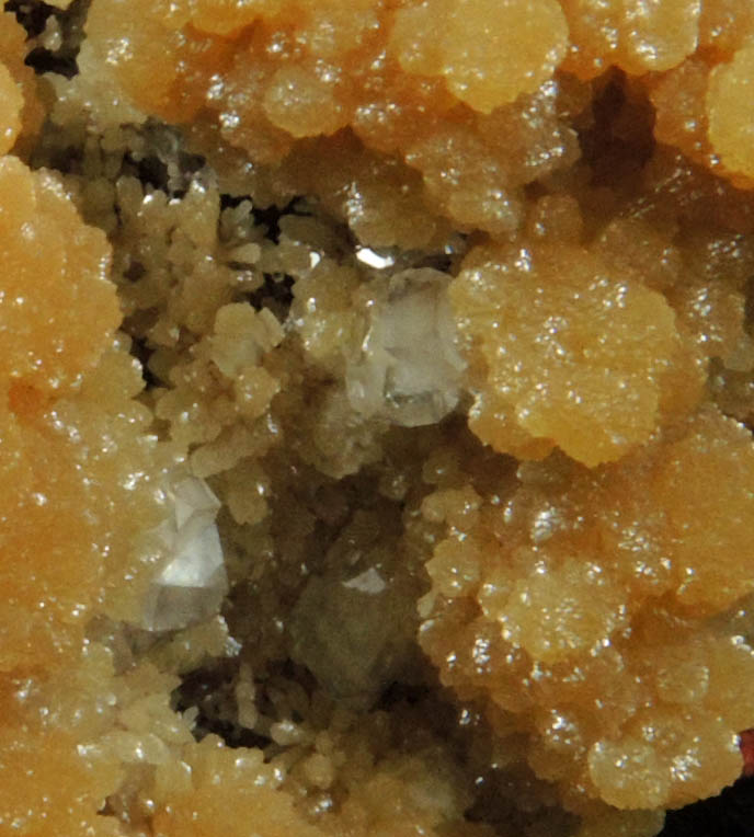 Mimetite with minor Calcite from Santa Eulalia District, Aquiles Serdn, Chihuahua, Mexico