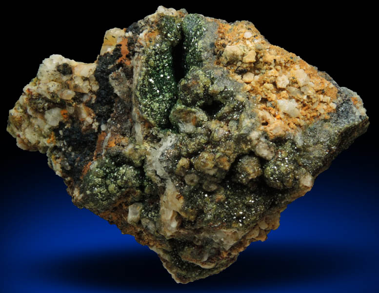 Olivenite from Wheal Unity, St. Day District, Cornwall, England