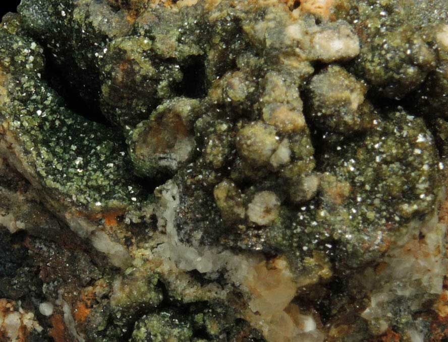 Olivenite from Wheal Unity, St. Day District, Cornwall, England