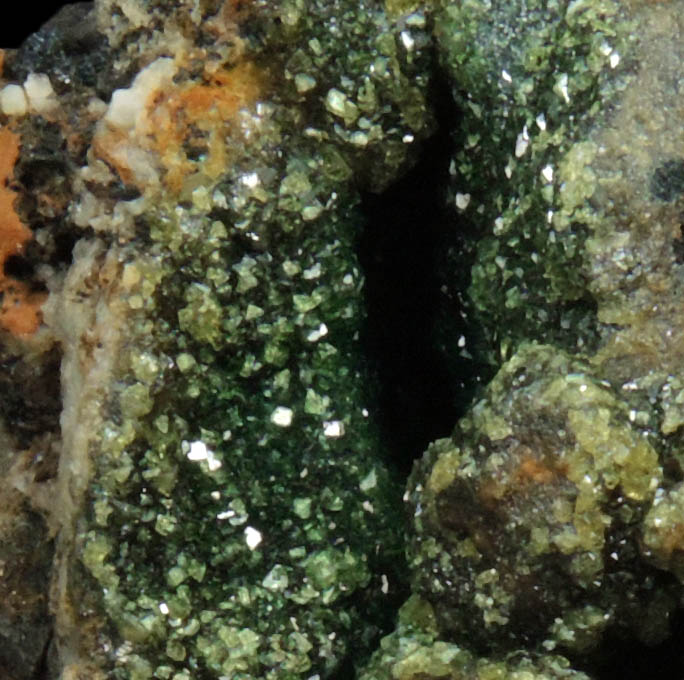 Olivenite from Wheal Unity, St. Day District, Cornwall, England