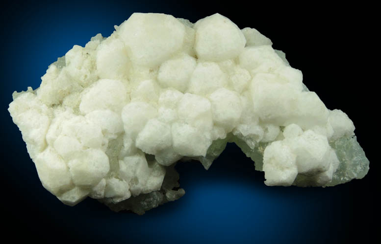 Analcime over Prehnite from Summit Quarry, Union County, New Jersey