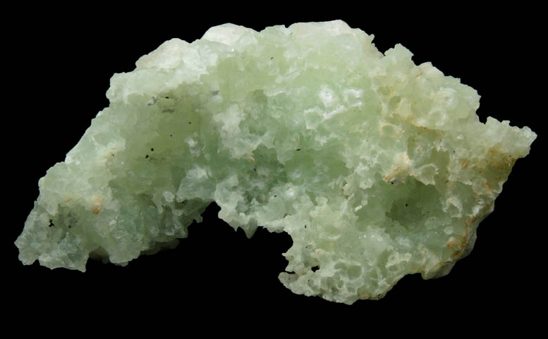 Analcime over Prehnite from Summit Quarry, Union County, New Jersey
