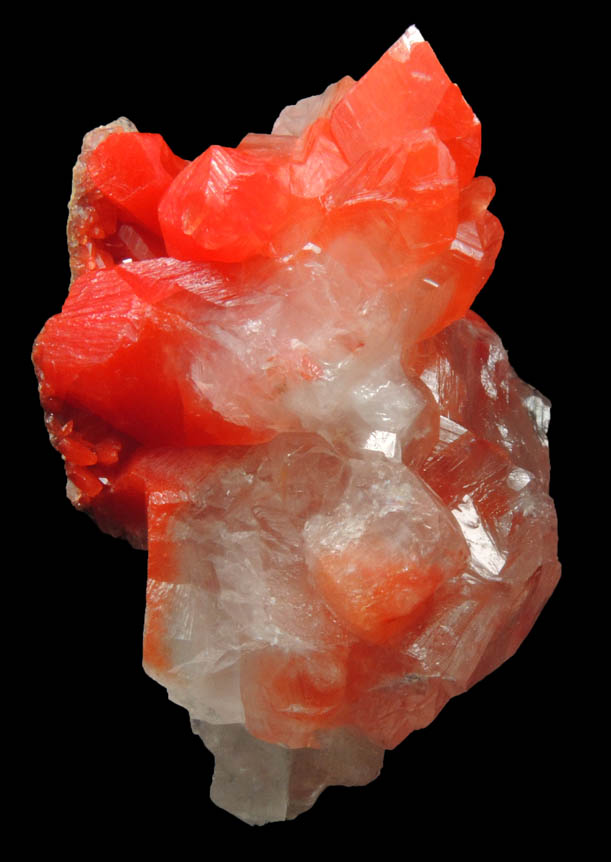 Calcite with Cuprite var. Chalcotrichite inclusions from New Cornelia Mine, Ajo, Pima County, Arizona