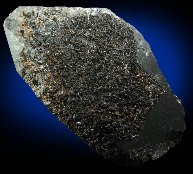 Schorl Tourmaline on Smoky Quartz from South Percy Peak, Stratford, Coos County, New Hampshire