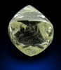 Diamond (2.32 carat superb cuttable gem-grade pale-yellow octahedral diamond) from Almazy Anabara Mine, Sakha Republic, Siberia, Russia