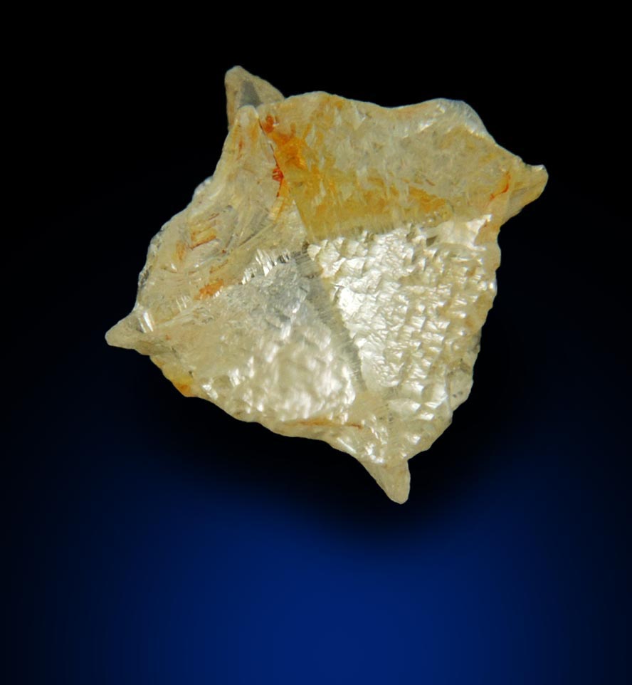 Diamond (2.50 carat yellow cavernous cubic rough diamond) from Democratic Republic of the Congo