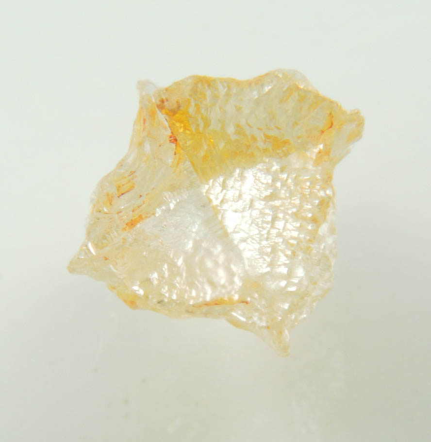 Diamond (2.50 carat yellow cavernous cubic rough diamond) from Democratic Republic of the Congo