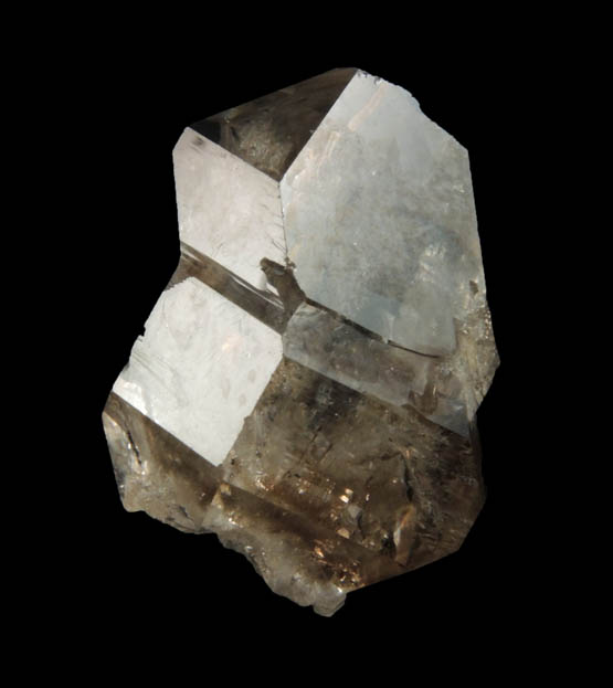 Quartz var. Smoky Quartz from Mount Marie Quarry, 7.5 km southeast of Paris Hill, Oxford County, Maine