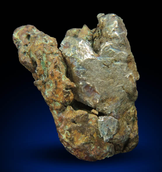 Silver and Copper var. Half-breed from Keweenaw Peninsula Copper District, Michigan