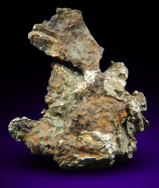 Silver and Copper var. Half-breed from Keweenaw Peninsula Copper District, Michigan