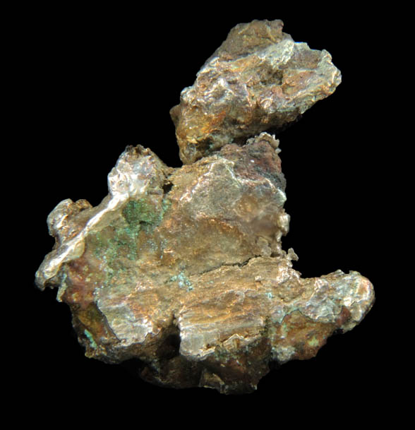 Silver and Copper var. Half-breed from Keweenaw Peninsula Copper District, Michigan