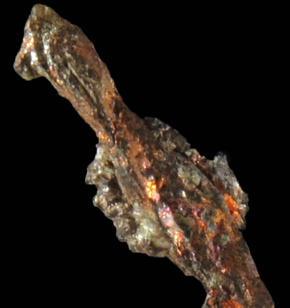 Copper (naturally crystallized native copper) from Keweenaw Peninsula Copper District, Michigan