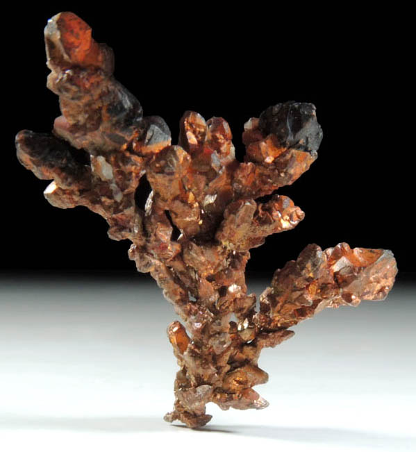 Copper (naturally crystallized native copper) from Central Mine, Keweenaw Peninsula Copper District, Michigan