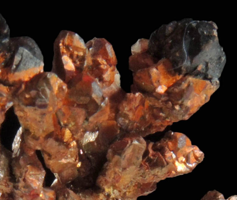 Copper (naturally crystallized native copper) from Central Mine, Keweenaw Peninsula Copper District, Michigan