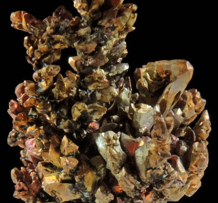 Copper (naturally crystallized native copper) from Itauz Mine, Karaganda Oblast', Kazakhstan