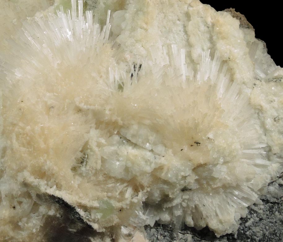 Natrolite, Prehnite, Analcime, Calcite, Apophyllite from Prospect Park Quarry, Prospect Park, Passaic County, New Jersey