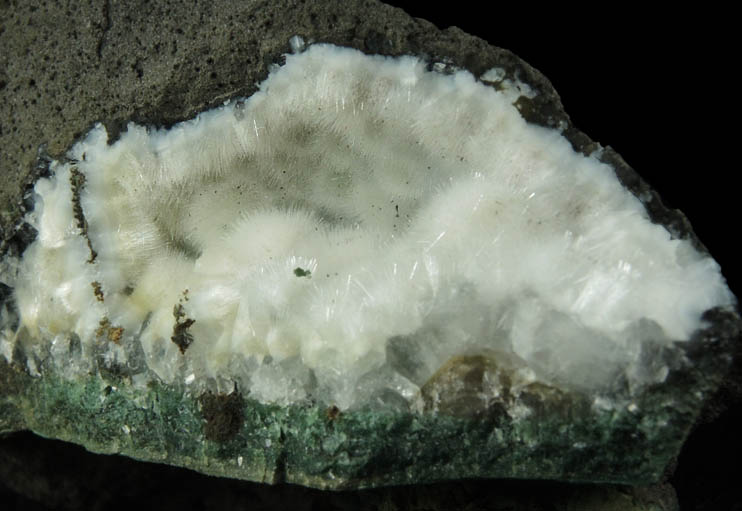 Mesolite from Hvaleyri, 24 km NNE of Reykjavk, Hvalfjrur, Iceland