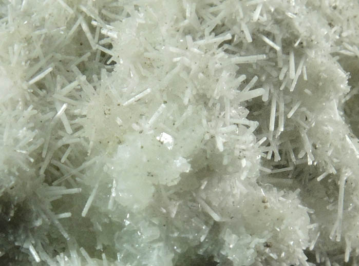 Natrolite over Datolite from Millington Quarry, Bernards Township, Somerset County, New Jersey