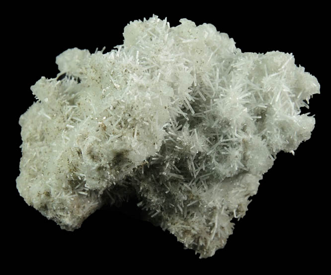 Natrolite over Datolite from Millington Quarry, Bernards Township, Somerset County, New Jersey